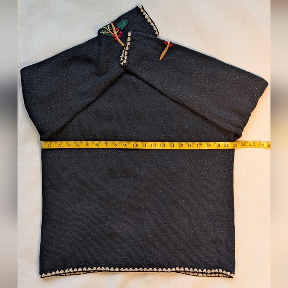 Vintage Tabi Women's Christmas Holiday Cardigan Sweater Embroidered Size M - Picture 16 of 16